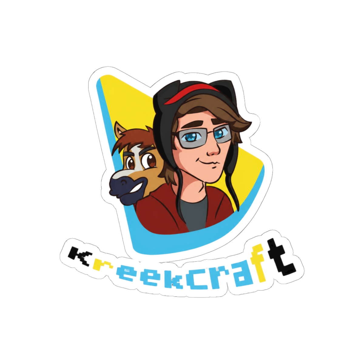 KreekCraft Roblox Superfan Sticker | Bold Gaming Vinyl Decal — official KreekCraft Stickers
