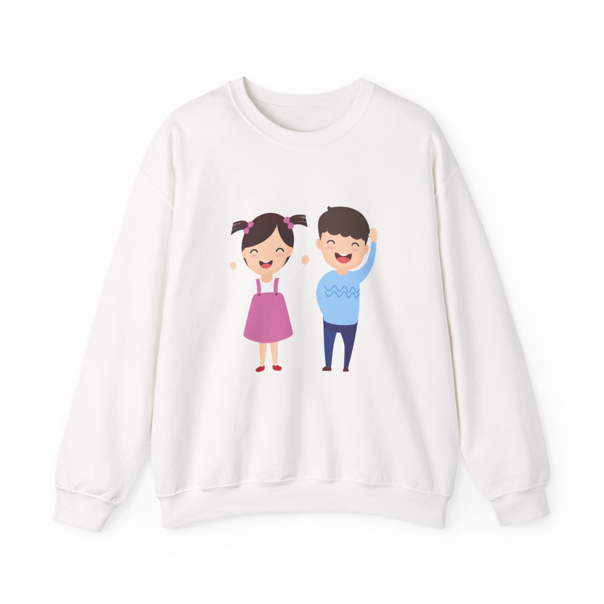 Playful Cartoon Kids Trio Sweatshirt - Official sweatshirts merchandise