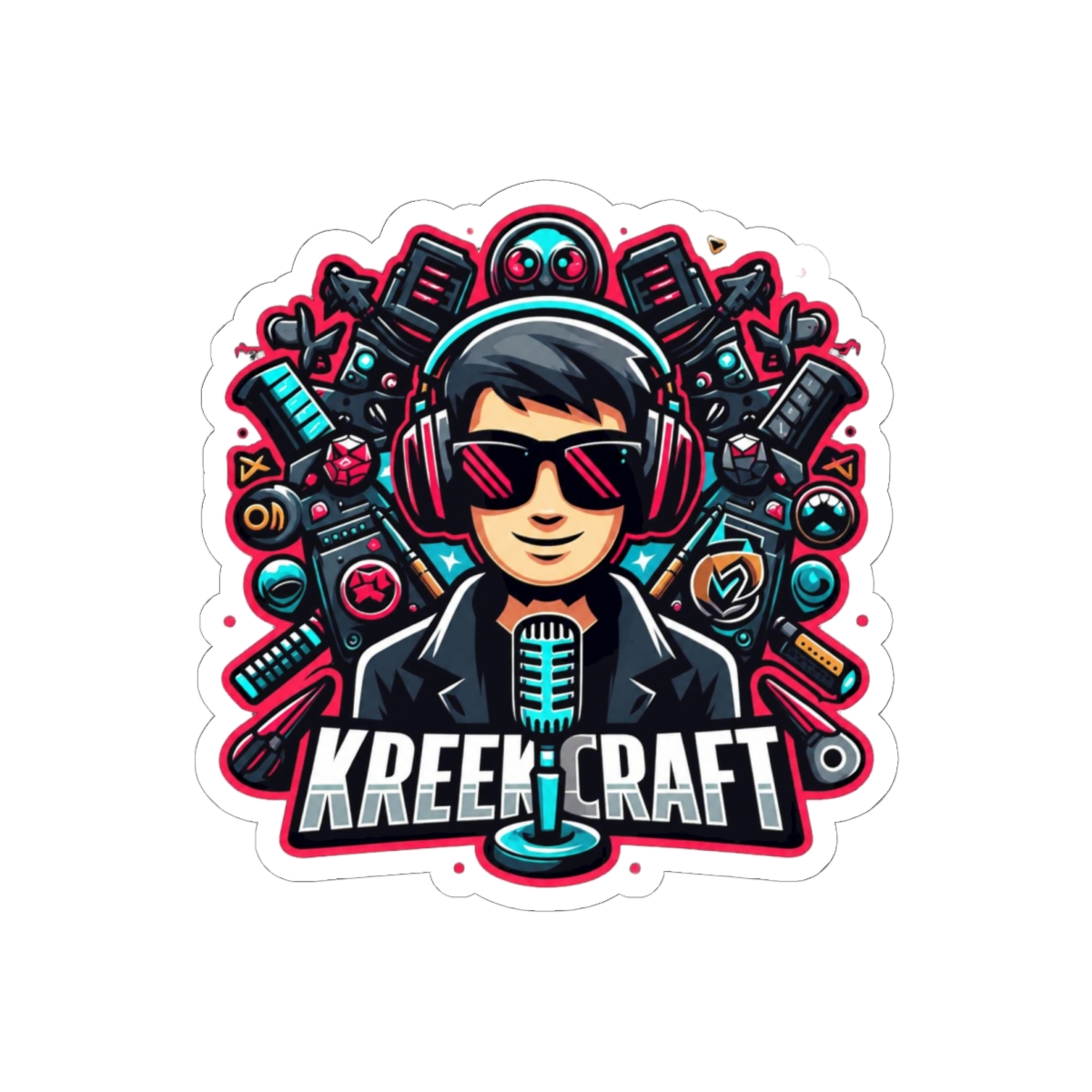 Kreekcraftes Sticker | Cute Roblox Mascot Vinyl Decal
