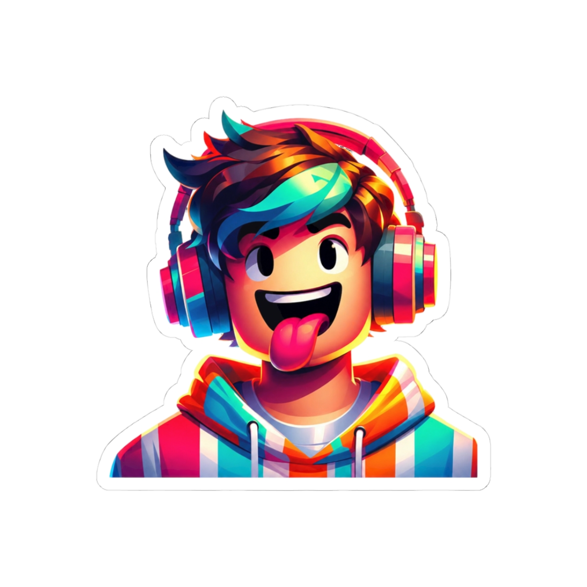 KreekCraft Colorful Roblox Gear Sticker - Official stickers merchandise