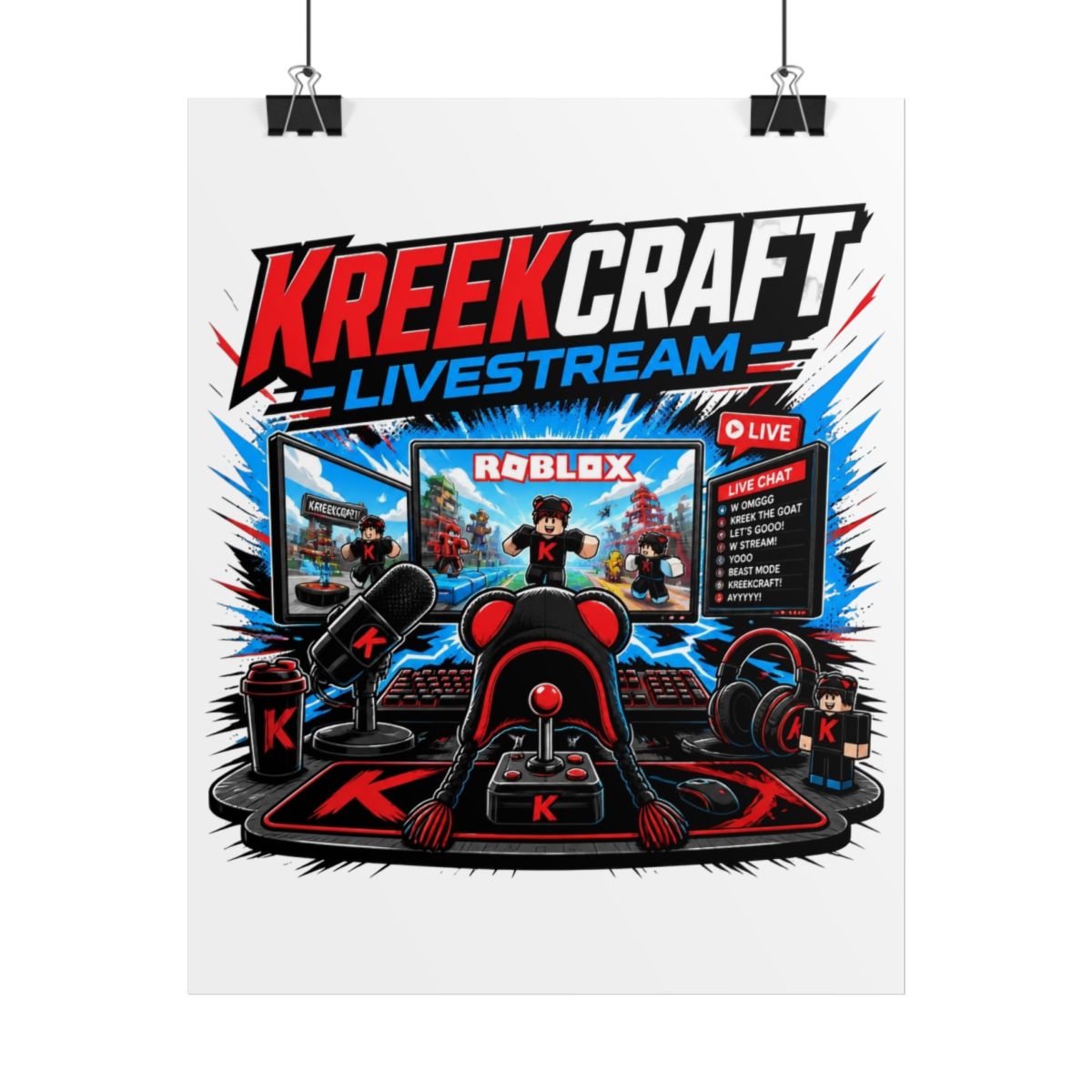 KreekCraft "KreekCraft Livestream" Poster