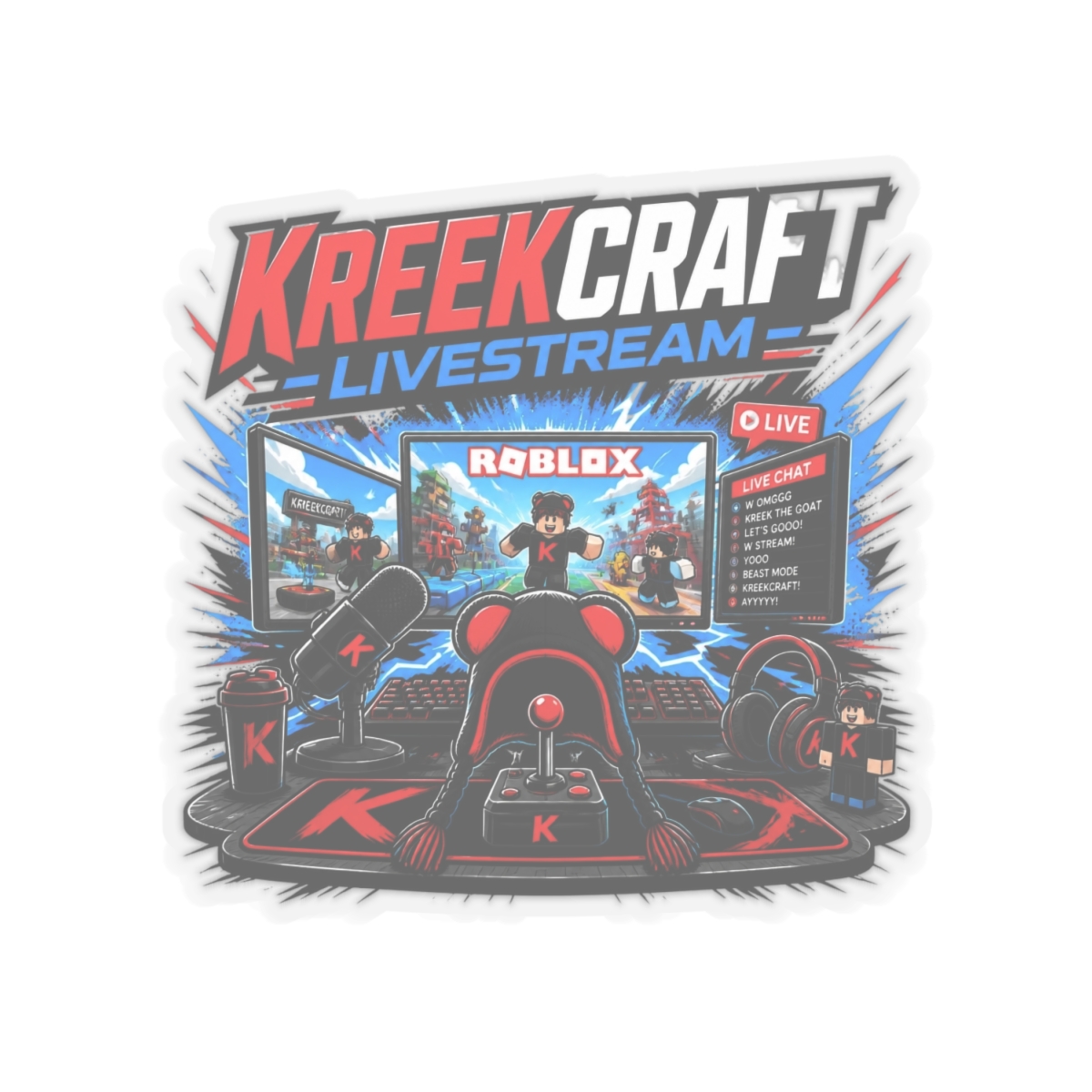 KreekCraft "KreekCraft Livestream" Sticker
